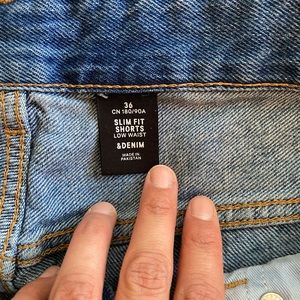 H&m slim fit jean shorts